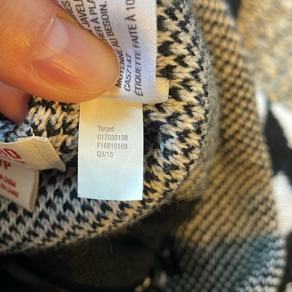 Mossimo Boho Drape Open Cardigan Sweater Women’s S/P Southwest Print Cotton - Picture 5 of 9